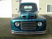 1949 FORD f100 Ford F-100 teal/gray cloth seats