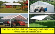Weather- Shield and Shade Canopies!20’ to 40’ long