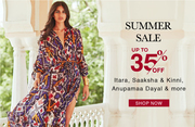Summer Sale: Upto 35% Off on Designer Womens Clothing - Aza Fashions