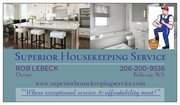SUPERIOR HOUSEKEEPING SERVICE * 20% OFF DEEP CLEANINGS 'TIL 5-30-2020